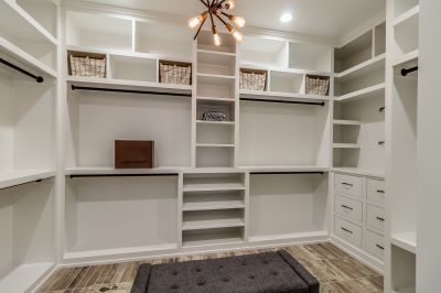 Walk-In Closet Adjacent to Bathroom